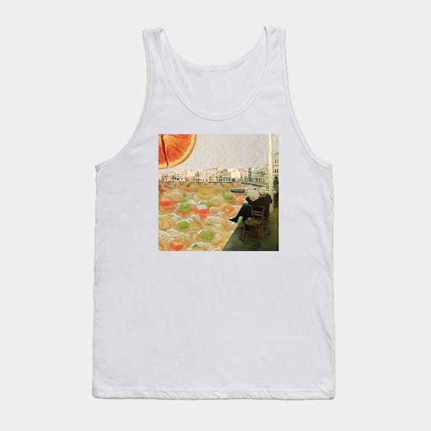 Always Got Food On The Mind Tank Top by collagebymarianne (Marianne Strickler)